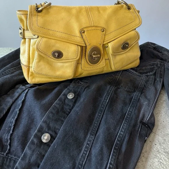 ❌SOLD❌Coach Legacy Leigh 11128 66th Anniversary Vachetta Leather Turnlock - Picture 14 of 16